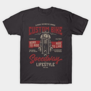 Classic Motorcycle Garage T-Shirt